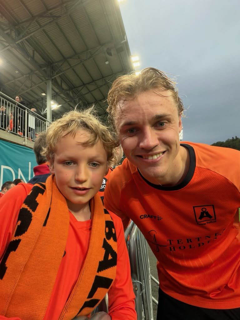 Jonas Taule fra Poseidon fikk møte Malvin Ingebrigtsen etter kamp